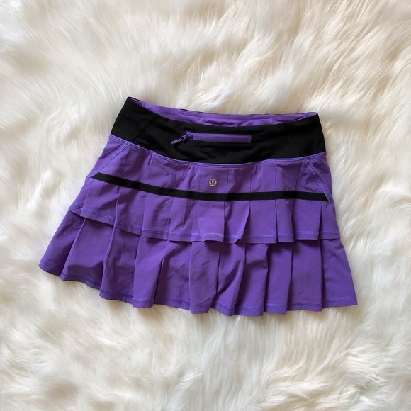 lululemon athletica Dresses & Skirts - Lululemon Pace Setter Run/Tennis Skort Purple